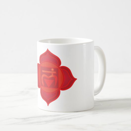 Muladhara chakra Klassische Tasse (VorderseiteRechts)