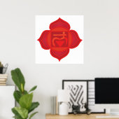 Muladhara chakra Poster (Heimbüro)