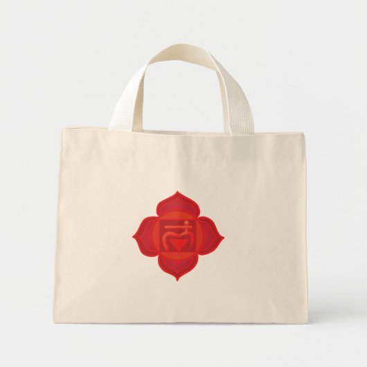 Muladhara chakra Tiny Tasche (Vorne)