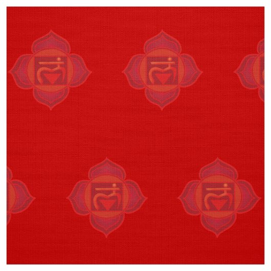 Muladhara oder Root Chakra Fabric Stoff (Muster)