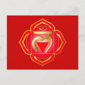 Muladhara oder root chakra Postcard Postkarte (Vorderseite)