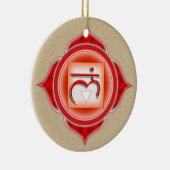 Muladhara oder Root der 1. Chakra Keramikornament (Rechts)
