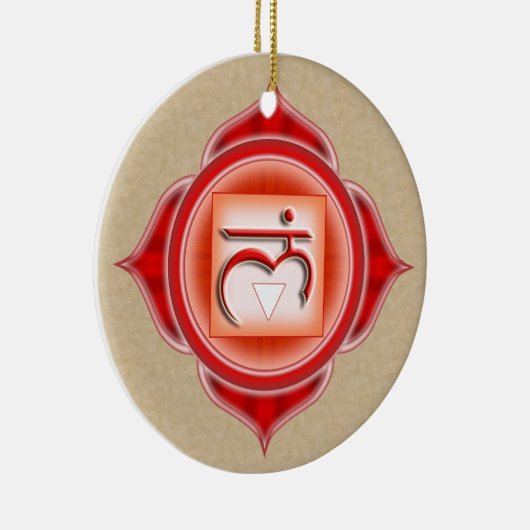 Muladhara oder Root der 1. Chakra Keramikornament (Rechts)