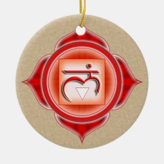 Muladhara oder Root der 1. Chakra Keramikornament
