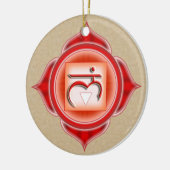 Muladhara oder Root der 1. Chakra Keramikornament (Links)