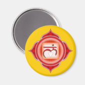 Muladhara oder Root der 1. Chakra Magnet (Vorderseite/Rückseite)