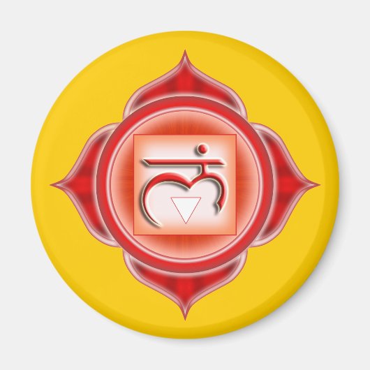 Muladhara oder Root der 1. Chakra Magnet (Vorne)