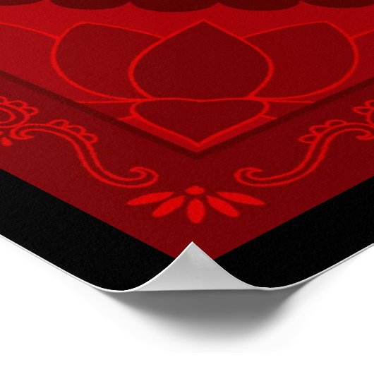 Muladhara oder Wurzelchakra-Poster Poster (Ecke)