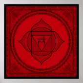 Muladhara oder Wurzelchakra-Poster Poster (Vorne)