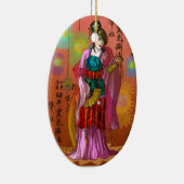 Mulan Keramik Ornament (Rechts)