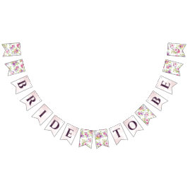 Mulberry and Ivory Dream Brautparty Wimpelkette