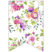 Mulberry and Ivory Dream Brautparty Wimpelkette (Erste Fahne)