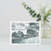 Mulberry Deep Water Harbor D-Day Postkarte (Stehend Vorderseite)