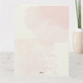 Mulberry Floral Dream 2 Brautparty Dankeskarte (Rückseite)