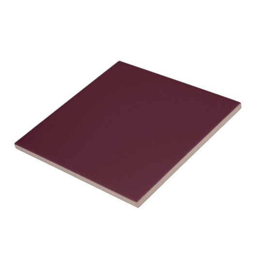 Mulberry Lila Solid Color Tile Fliese (Seite)