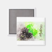 Mulberry Magnet (Vorderseite/Rückseite)