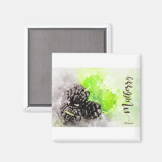 Mulberry Magnet (Vorderseite/Rückseite)