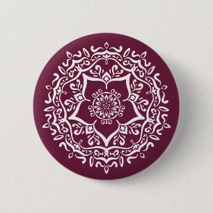 Mulberry Mandala Button
