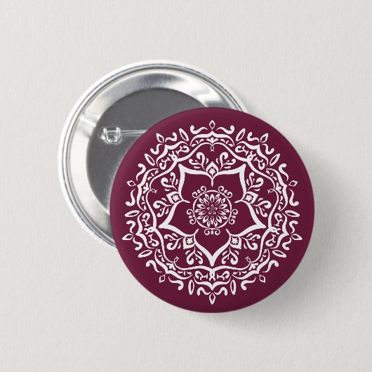 Mulberry Mandala Button (Vorne & Hinten)