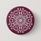 Mulberry Mandala Button (Vorderseite)