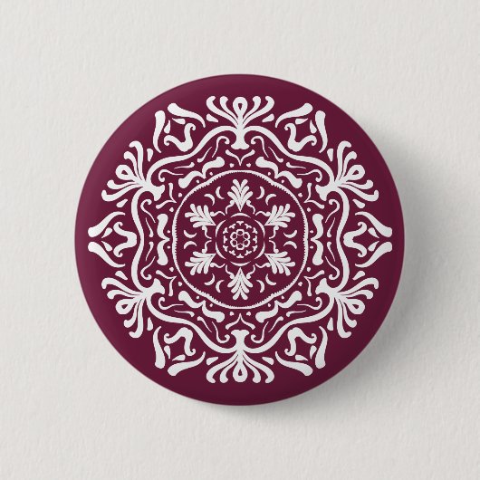 Mulberry Mandala Button (Vorderseite)
