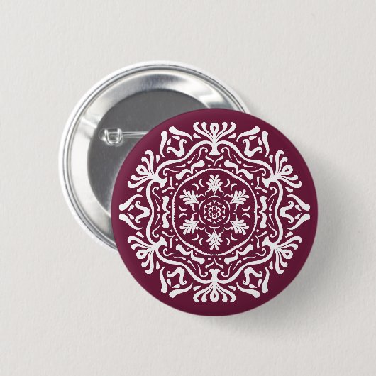 Mulberry Mandala Button (Vorne & Hinten)