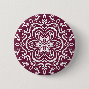 Mulberry Mandala Button
