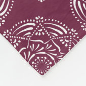 Mulberry Mandala Fleecedecke (Ecke)