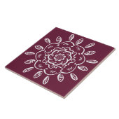 Mulberry Mandala Fliese (Seite)