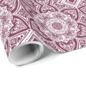 Mulberry Mandala Geschenkpapier (Rolleneckpunkt)