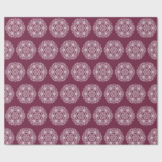Mulberry Mandala Geschenkpapier (Flach)