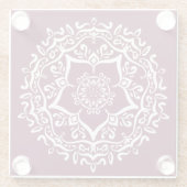 Mulberry Mandala Glasuntersetzer (Rückseite)