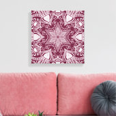 Mulberry Mandala Leinwanddruck (Insitu (Wohnzimmer))