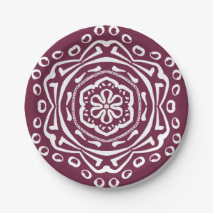 Mulberry Mandala Pappteller
