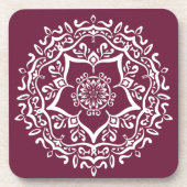 Mulberry Mandala Untersetzer (Vorderseite)