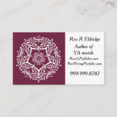 Mulberry Mandala Visitenkarte (Vorderseite)