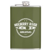 Mulberry River, Arkansas Flachmann (Vorderseite)