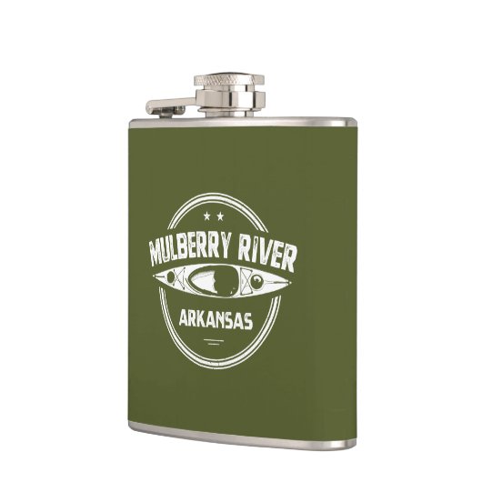 Mulberry River, Arkansas Flachmann (Links)