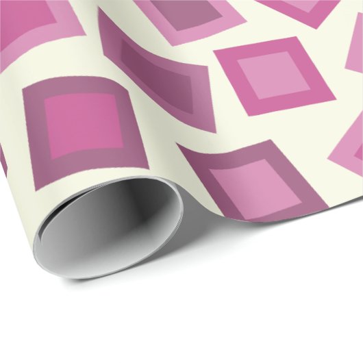 Mulberry Squares Geschenkpapier (Rolleneckpunkt)