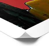 "Mulberry Street: Little Italy" New York City Poster (Ecke)