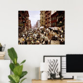 Mulberry Street, New York City, NY 1900 Poster (Heimbüro)