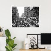 Mulberry Street, NYC, 1900 Poster (Heimbüro)