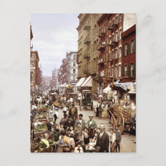 Mulberry Street NYC ca.1900 Postkarte