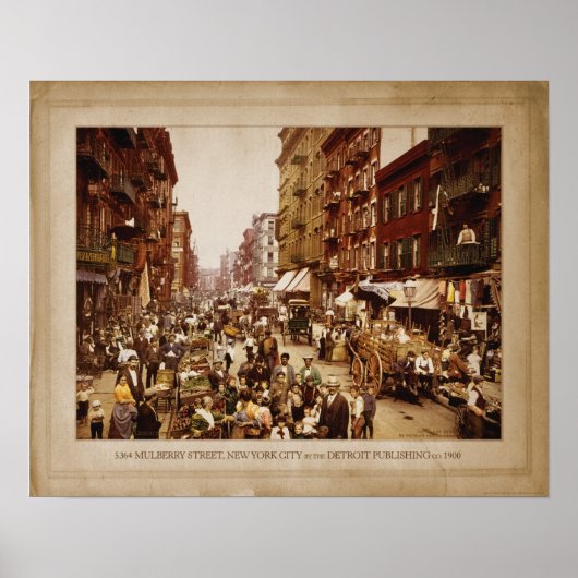 MULBERRY STREET, NYC POSTER (Vorne)