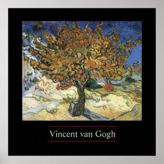 Mulberry Tree by van Gogh Poster Print (Vorne)