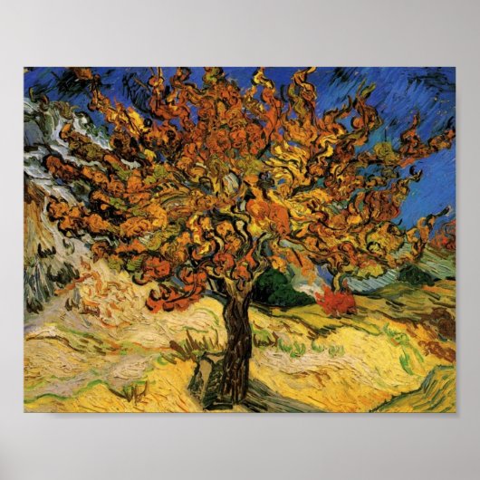 Mulberry Tree (F637) Van Gogh Fine Art Poster (Vorne)