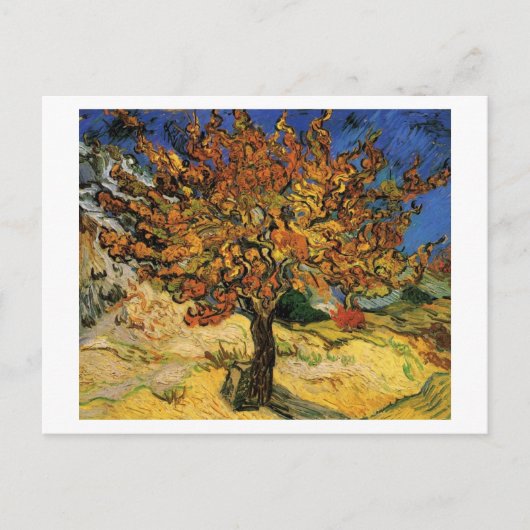 Mulberry Tree (F637) Van Gogh Fine Art Postkarte (Vorderseite)