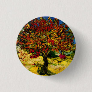 Mulberry Tree Van Gogh Fine Art Button