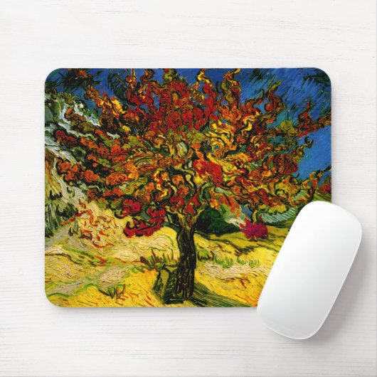 Mulberry Tree Van Gogh Fine Art Mousepad (Mit Mouse)