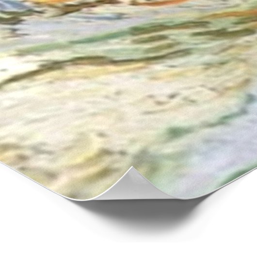 Mulberry Tree van Gogh Post-Impressionist Poster (Ecke)